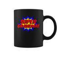 Super Grandma Comic Book Style Superhero Graphic Print Coffee Mug