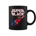 Superhero Pride Comic Book Lover African American Dad Graphic Print Coffee Mug