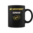 My Superpower Flipbook Comic Style Superpower Graphic Print Coffee Mug