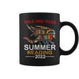 Tails And Tales Summer Reading 2022 Book Reading Teen Dragon Graphic Print Coffee Mug Tails And Tales Summer Reading 2022 Book Reading Teen Dragon Graphic Print Coffee Mug