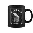 Tarot Card Raven Crow On Books Dark Academia Aesthetic Graphic Print Coffee Mug Tarot Card Raven Crow On Books Dark Academia Aesthetic Graphic Print Coffee Mug