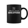 TBR Pile Against Abibliophobia Bookworm Books Graphic Print Coffee Mug