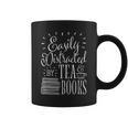 Tea Drinker Easily Distracted By Tea And Books Graphic Print Coffee Mug