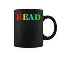 Teacher Reading Read In Color Book Graphic Print Coffee Mug Teacher Reading Read In Color Book Graphic Print Coffee Mug