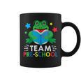 Team Pre-School Reading Frog Back To School Book Lover Graphic Print Coffee Mug Team Pre-School Reading Frog Back To School Book Lover Graphic Print Coffee Mug