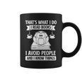 That's What I Do Read Books I Avoid People And I Know Things Graphic Print Coffee Mug