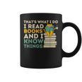 That's What I Do Reading Cat Book & Cat Lover Graphic Print Coffee Mug