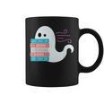 Threadless Grey Sky Chai Trans Book Pride Ghost Graphic Graphic Print Coffee Mug