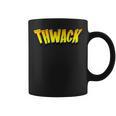 THWACK Vintage Retro Comic Book Graphic Print Coffee Mug