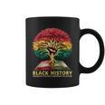 History Inspiring Future Fist Tree Book Roots Graphic Print Coffee Mug