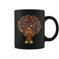 History Month Afro Book Lover Women Girls Librarian Graphic Print Coffee Mug