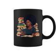 History Month Afro Women Girls Book Lover Librarian Graphic Print Coffee Mug