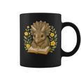 Triceratops Dinosaur Reading Book Flowers Floral Graphic Print Coffee Mug Triceratops Dinosaur Reading Book Flowers Floral Graphic Print Coffee Mug