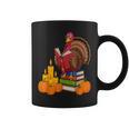 Turkey Reading Books Fall Thanksgiving Teacher Book Graphic Print Coffee Mug Turkey Reading Books Fall Thanksgiving Teacher Book Graphic Print Coffee Mug