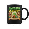 Unearth A Story Dinosaur Summer Reading 2026 Books Graphic Print Coffee Mug Unearth A Story Dinosaur Summer Reading 2026 Books Graphic Print Coffee Mug