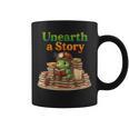Unearth a Story Summer 2026 Dinosaur Reading Books Dino Graphic Print Coffee Mug