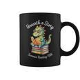 Unearth a Story Summer Reading 2026 Book Lovers Fun Graphic Print Coffee Mug