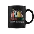 Unearth A Story Summer Reading 2026 Book Wildflowers Graphic Print Coffee Mug Unearth A Story Summer Reading 2026 Book Wildflowers Graphic Print Coffee Mug