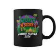 Unearth a Story Summer Reading 2026 Dinosaur T-Rex Book Graphic Print Coffee Mug
