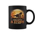 Unearth Story Summer Reading 2026 Dinosaurs Library Reading Graphic Print Coffee Mug