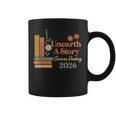 Unearth a Story Summer Reading 2026 Library Teachers Book Graphic Print Coffee Mug