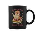 Unearth a Story Summer Reading T-Rex Book Lover Graphic Print Coffee Mug