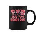 Valentine Day Book Read Your Heart Out Lovers Teacher Kids Graphic Print Coffee Mug Valentine Day Book Read Your Heart Out Lovers Teacher Kids Graphic Print Coffee Mug