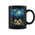 Van Gogh Starry Night Ghost Book Reading Camping Halloween Graphic Print Coffee Mug Van Gogh Starry Night Ghost Book Reading Camping Halloween Graphic Print Coffee Mug