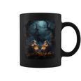 Vintage Boo Halloween Camping Reading Teacher Books Ghost Graphic Print Coffee Mug