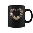 Vintage Book Lover Valentine Heart Graphic Print Coffee Mug