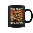 Vintage Cheetah Reading Book Wild About Reading Shirts Boys Graphic Print Coffee Mug Vintage Cheetah Reading Book Wild About Reading Shirts Boys Graphic Print Coffee Mug