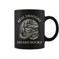 Vintage Dragons & Books Dark Academia Librarian Graphic Print Coffee Mug