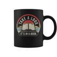 Vintage Retro Take A Look It's In A Book Bookworm Reading Graphic Print Coffee Mug