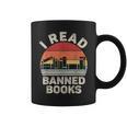 Vintage Retro I Read Banned Books Graphic Print Coffee Mug Vintage Retro I Read Banned Books Graphic Print Coffee Mug