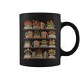 Whimsical Books And Blooms Graphic Print Coffee Mug