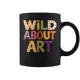 Wild About Art Books Animal Safari Children's Art Teacher Graphic Print Coffee Mug Wild About Art Books Animal Safari Children's Art Teacher Graphic Print Coffee Mug