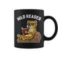 Wild Reader Cool Jaguar With Sunglasses Reading Book Kids Graphic Print Coffee Mug Wild Reader Cool Jaguar With Sunglasses Reading Book Kids Graphic Print Coffee Mug