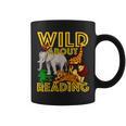 Wild About Reading Back To School Teacher Books Read Graphic Print Coffee Mug