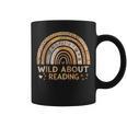 Wild About Reading Books Reader Lover Bookworm Librarian Graphic Print Coffee Mug