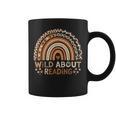 Wild About Reading Books Reader Lover Bookworm Library Day Graphic Print Coffee Mug