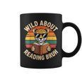 Wild About Reading Bruh Cool Leopard Animal Cheetah Book Graphic Print Coffee Mug