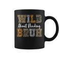 Wild About Reading Kid Love Wild Animal Books Back To School Graphic Print Coffee Mug Wild About Reading Kid Love Wild Animal Books Back To School Graphic Print Coffee Mug