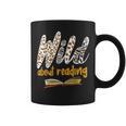 WILD ABOUT READING I Love Books Bookworm Library Day Graphic Print Coffee Mug