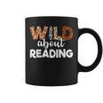 Wild About Reading Teacher Reading Books Back To School Graphic Print Coffee Mug Wild About Reading Teacher Reading Books Back To School Graphic Print Coffee Mug