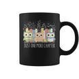 Wildflower Just One More Chapter Owl Book Lover Reader Graphic Print Coffee Mug