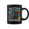 I Will Read Books On A Boat & Everywhere Graphic Print Coffee Mug