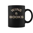 Wine & Books Wine Graphic Print Coffee Mug