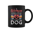A Woman Cannot Survive On Books Alone She Also Needs a Dog Graphic Print Coffee Mug A Woman Cannot Survive On Books Alone She Also Needs a Dog Graphic Print Coffee Mug