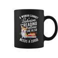 A Woman Cannot Survive On Reading AloneShirt Corgi Book Graphic Print Coffee Mug A Woman Cannot Survive On Reading AloneShirt Corgi Book Graphic Print Coffee Mug