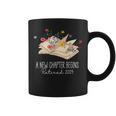 Women A New Chapter Begins Floral Book Retirement Teacher Graphic Print Coffee Mug Women A New Chapter Begins Floral Book Retirement Teacher Graphic Print Coffee Mug